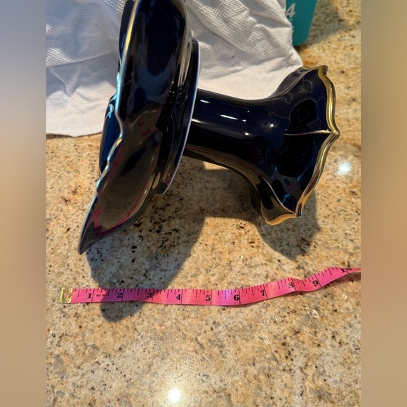 JLMENAU GRAF VON HENNEBERG porcelain pedestal cake plate - Picture 12 of 12